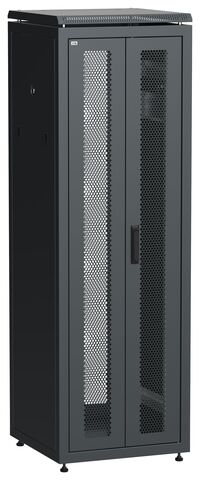 ITK LINEA N 38U 600х600мм перф. дв. задн. распашн. перф. чер