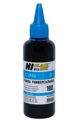 Чернила Hi-Black Универсальные для Brother (Тип B-V1), C, 0,1 л.