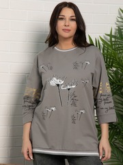 Блуза Подснежник (серая) Б15425-18М LT Collection