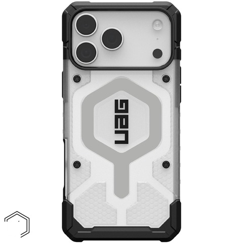 Чехол Uag Pathfinder Clear Case для iPhone 17 Pro Max, Серебро | Ice/Silver