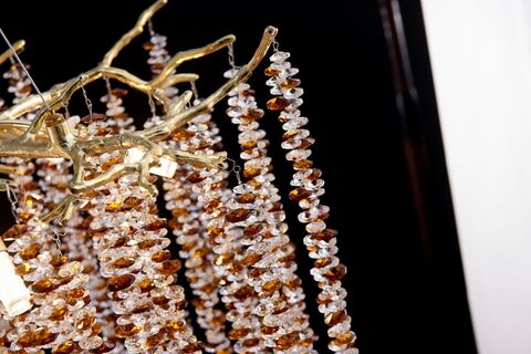 Люстра Coral Crystals Long Copper II Color