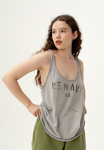 Майка Bowery NYC Vintage "US Navy 45" Spray Powder