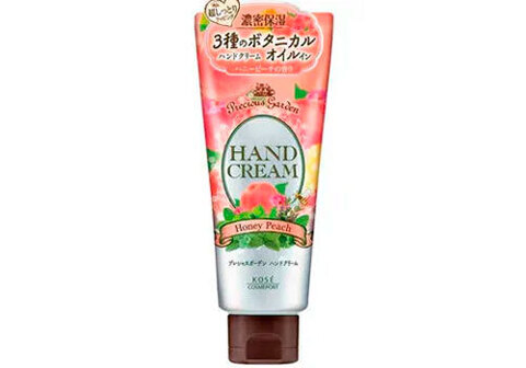 Крем для рук Kose "Precious Garden", медовый персик, 70г