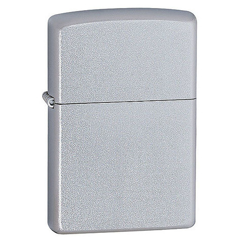 Зажигалка ZIPPO Classic Satin Chrome латунь/никель-хром (205)