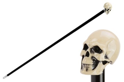 Трость мужская Pasotti Bone Skull Cane, Италия.