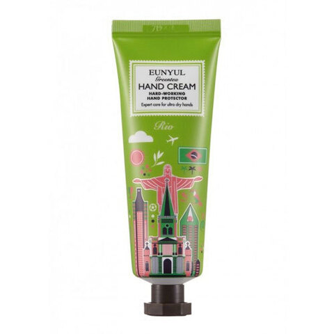 Eunyul Greentea Hand Cream - Крем для рук с экстрактом зеленого чая Рио