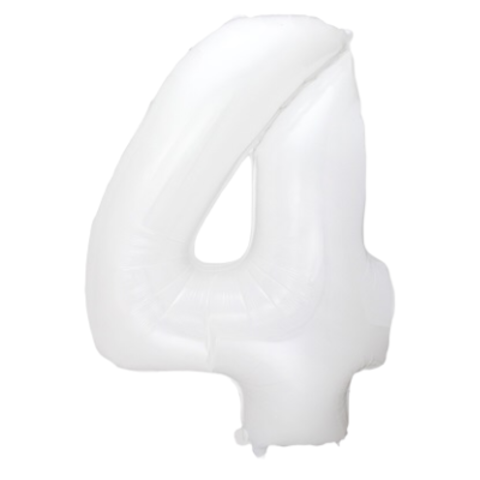 Цифра «4» белая