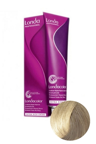 Стойкая крем-краска для волос LondaColor 9/16 Очень светлый блонд пепельно-фиолетовый, Londa Professional, 60 мл
