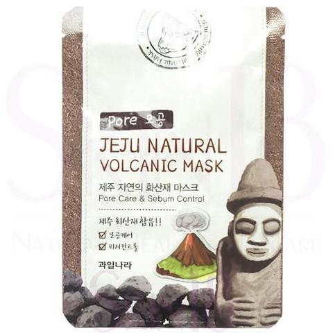 Welcos Jeju Маска для лица очищающая поры Jeju Natural Volcanic Mask Pore Care & Sebum Control 20 мл