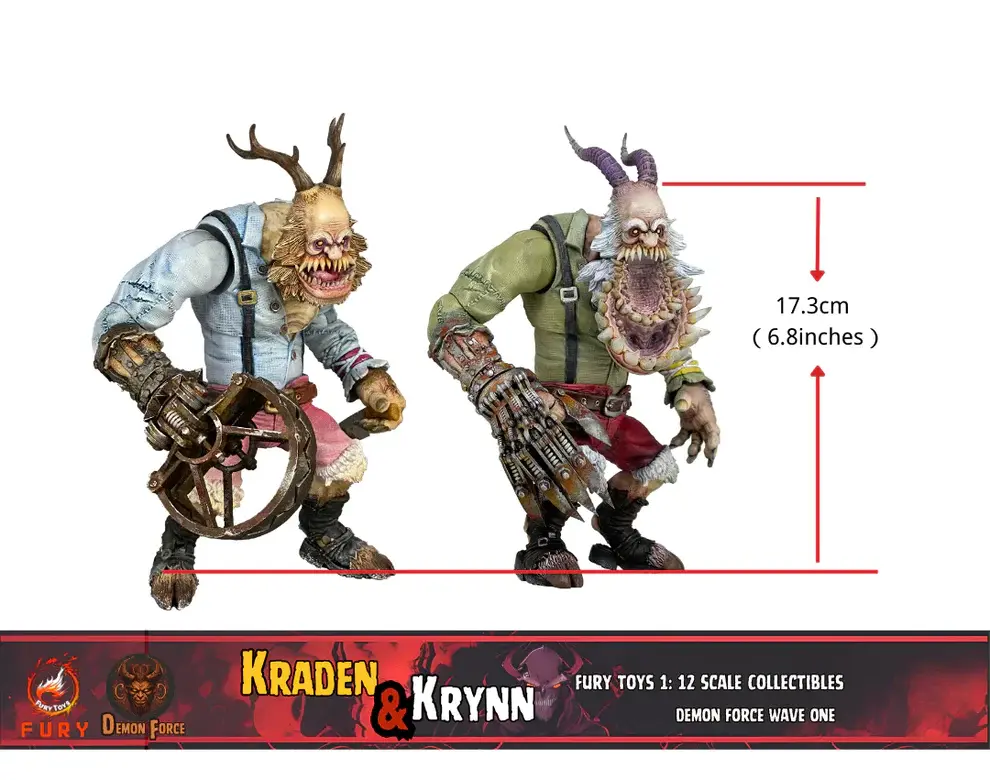 Фигурка Демон Санта Краден масштаб 1/12