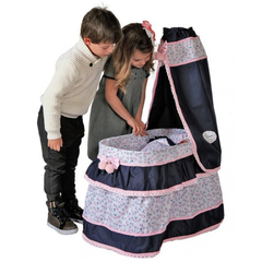 DeCuevas Кроватка для кукол с балдахином 