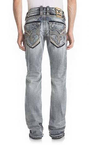 Rock Revival | Джинсы мужские RAITH B202 BOOT CUT DP2223B202 сзади