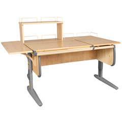 Растущая парта с задними и боковой полками Дэми СУТ 25-02-Б1Д1 (1500×880 мм)