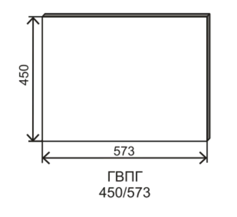 Кухня Капля фасад торцевой ГВПГ