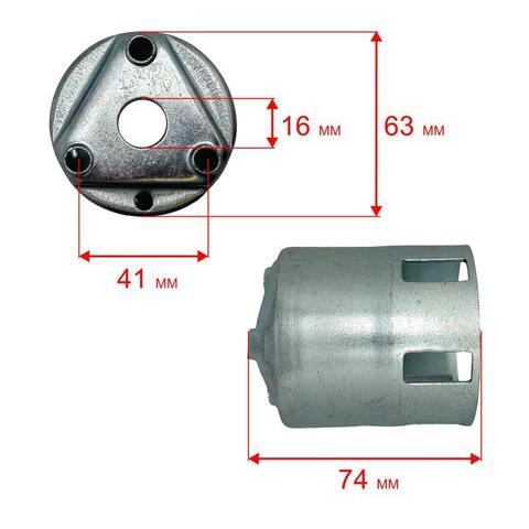Храповик стартера UNITED PARTS 173F/177F (под плоские собачки)