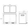 Bemeta 104315272 HOME: Контейнер для сортировки мусора, 2? 20 l