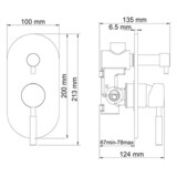 Wern 4241 Смеситель для ванны и душа