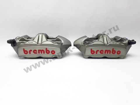220988530 К-кт тормозных суппорт Brembo Racing M4, 100мм (литой моноблок 4*34мм)