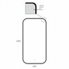 BOND M35ZE-60120 Зеркало прямоугольное Loft 60х120см с подсветкой и черным обрамлением