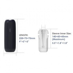 Автоматический интерактивный мастурбатор Sam Neo 2 темно-синий от SVAKOM