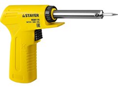 STAYER MAXTerm, 30 Вт + 70 Вт, 2 в 1, конус, электропаяльник с пистолетной рукояткой (55307-70)