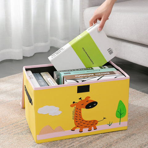 Коробка для хранения игрушек и вещей Blonder Home Little Giraffe B39RAF