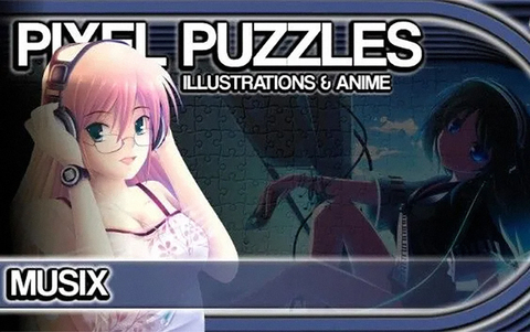 Pixel Puzzles Illustrations & Anime - Jigsaw Pack: Musix (для ПК, цифровой код доступа)