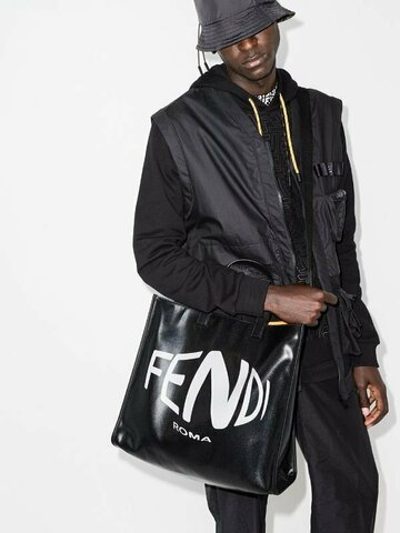 Сумка-тоут Fendi с принтом Fish-eye