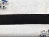 Резинка вязаная, ш. 3,5 см, чёрный