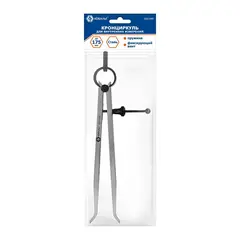 Кронциркуль КОБАЛЬТ для разметки и внутренних измерений до 175 мм, С ПРУЖИНОЙ И ФИКС.ВИНТОМ, из углеродистой стали, подвес (920-049)