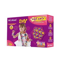 Набор для творчества, детский бисер"Pop Arty"в коробке, 180 деталей