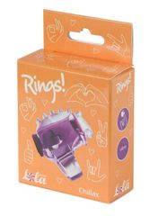Фиолетовая насадка на палец Rings Chillax - 