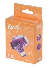 Фиолетовая насадка на палец Rings Chillax - 