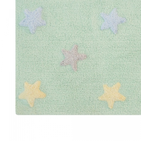 Ковер Триколор Звезды Stars Tricolor (мятный) 120*160