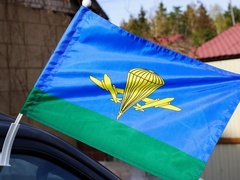 Купить Флаг ВДВ 30x40 см с креплением на боковое стекло автомобиля в Магазине тельняшек