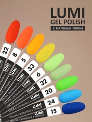 Гель-лак светящийся в темноте (Gel polish LUMI) #15, 8 ml