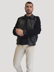 Кожаная куртка из крокодила