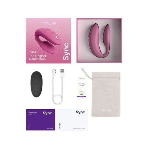 WE-VIBE Sync 2 Pink Вибромассажер для пар