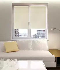 Рулонные шторы Миниролло Ваниль