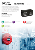 Аккумуляторная батарея DELTA BATTERY DT 12150