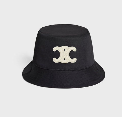 Панама Celine triomphe из хлопка,чёрный
