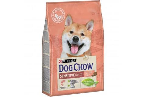Сухой корм Purina Dog Chow Sensitive для взрослых собак с чувствительным пищеварением, лосось
