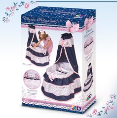 DeCuevas Кроватка для кукол с балдахином 