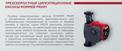 Rommer Profi 25/40-180 циркуляционный насос (RCP-0004-2540180)