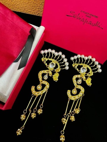 Серьги Schiaparelli глазки