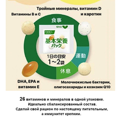 FANCL Комплекс Good Choice Basic Комплекс минералов и витаминов, 30 пакетиков