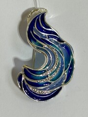 Ундина (брошь  из серебра)