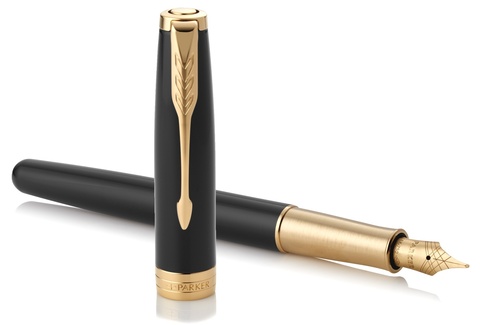 Набор подарочный Parker Sonnet Core F530, Lacquer Deep Black GT (1978407)