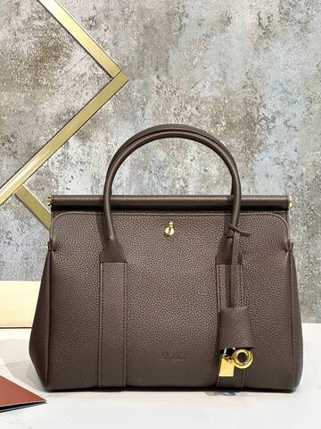 Сумка Loro Piana Loom L25 из зернистой кожи