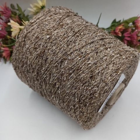 Буретный шелк Barocchette Tweed 450м/100гр Ореховое пралине 03